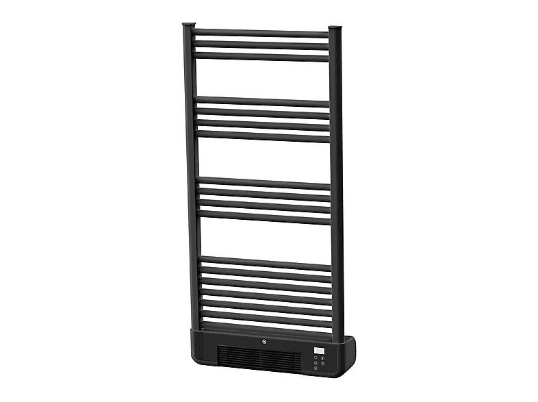 Toallero eléctrico - PURLINE NTW-11B TURBO, 2000 W, Negro