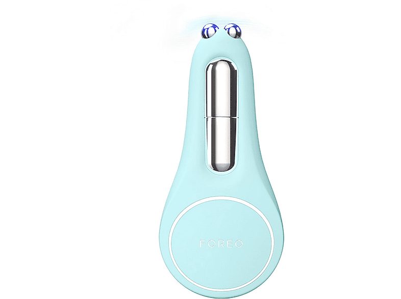 Tonificador facial - FOREO BEAR 2 go, Diseñado para el contorno de ojos y labios, Tecnología T-Sonic, Anti-Shock System, Cara, Azul ártico