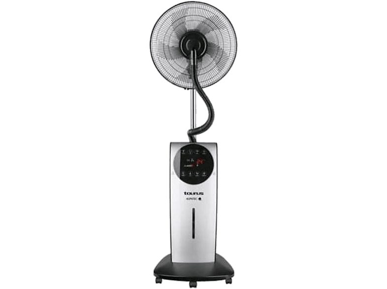 Ventilador de agua - TAURUS Vb 02, 3 velocidades, Plata / Negro