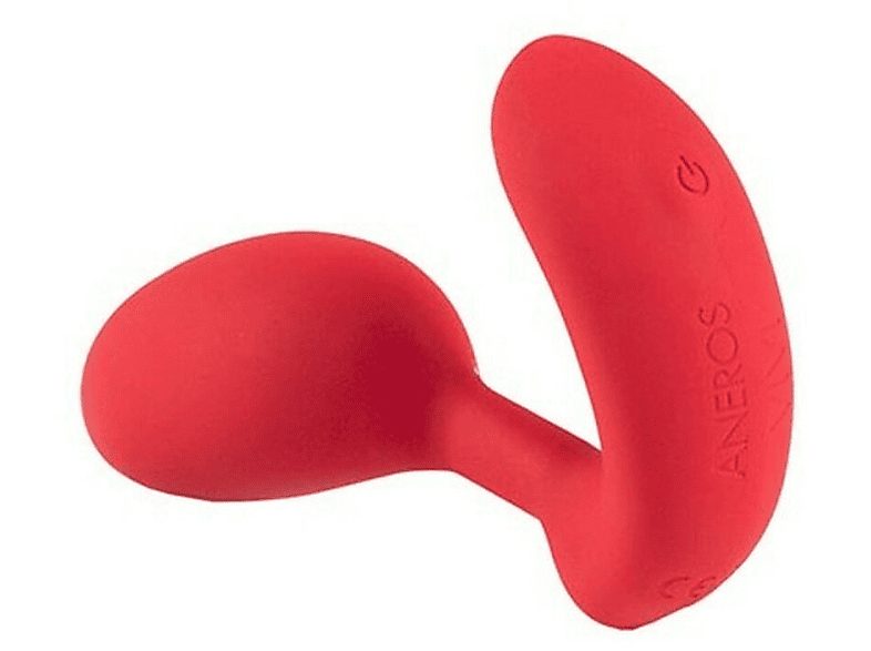Vibrador - ANEROS 1850, Silicone, Rojo