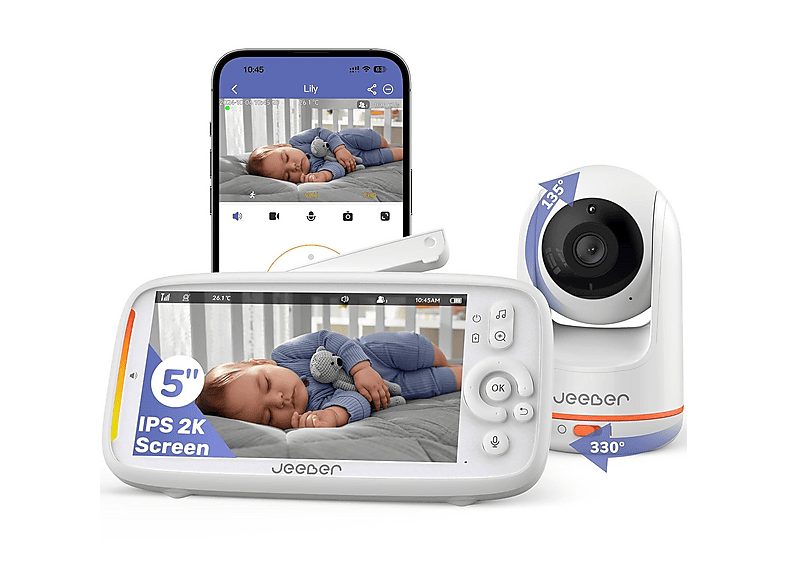 Vigilabebés  - BM-2K360 Pro MANIKE, White