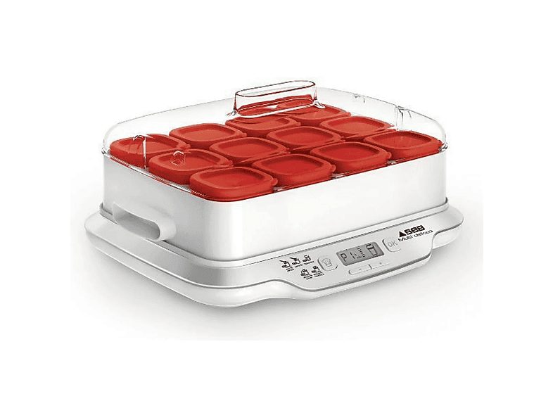 Yogurtera - SEB yg661500, 600 W, Rojo, Blanco